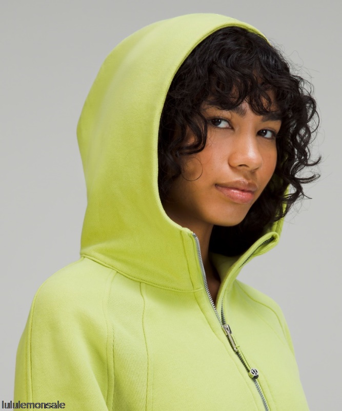 Lululemon Damen DELULU182 | Wasabi Scuba Oversize-Hoodie Mit Halbem Reißverschluss